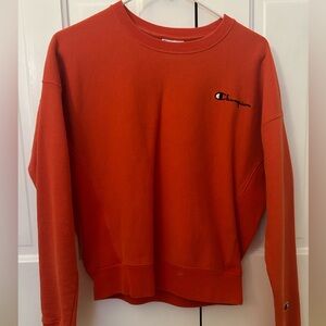 Orange-Red Champion Crewneck